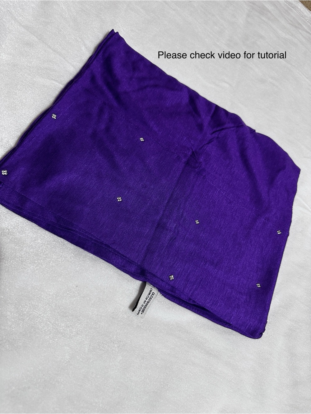 Instant hijab cotton Kuwaiti women